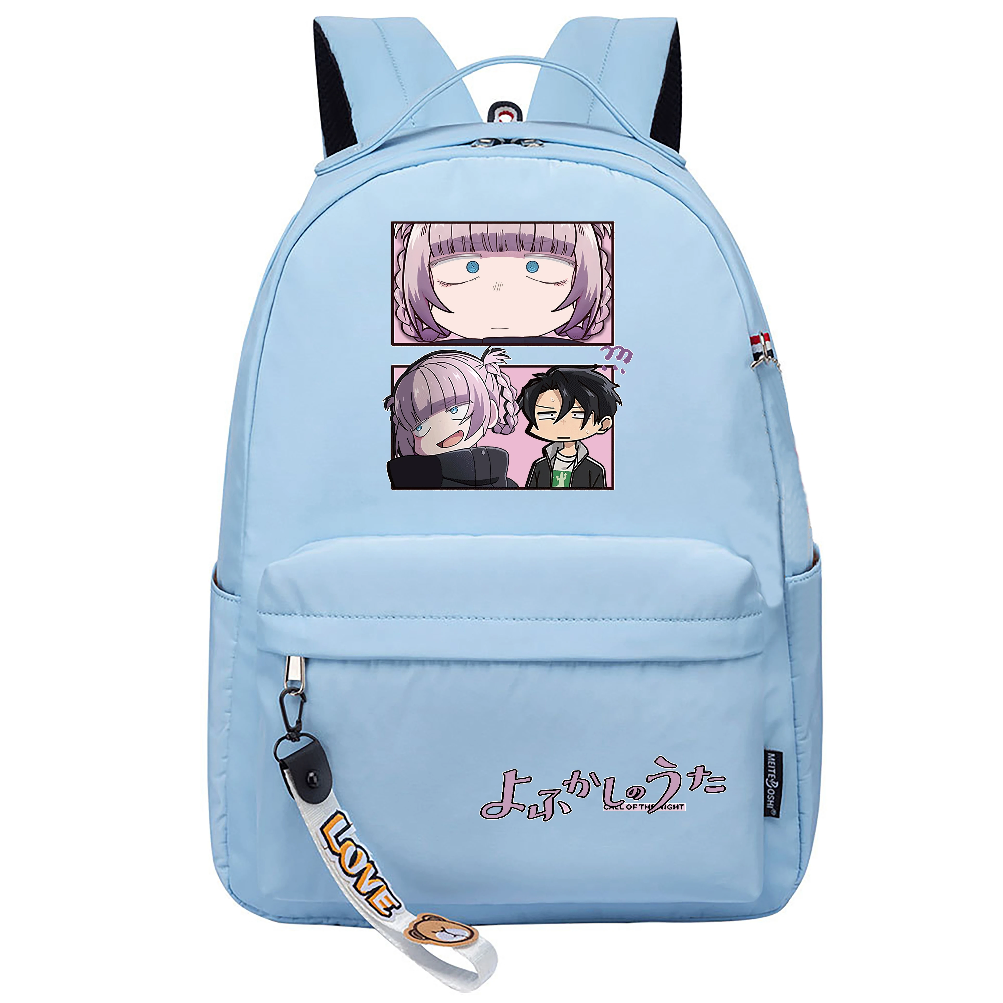 

Call of Night Kawaii School Bags Anime Bookbag Small Travel Back PACK Pink Laptop Backpack Nylon Girls Casual Shoulder Daypack