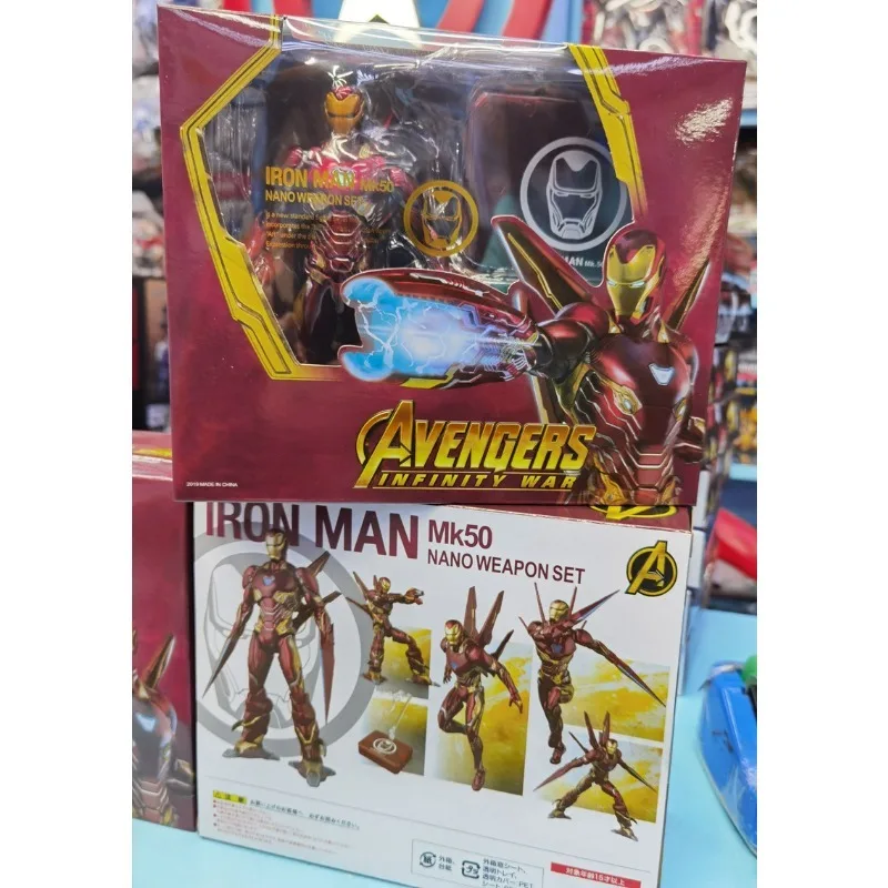 Snf-avengers 3アイアンマンmk50 PVCコレクタブルスタチュー,デラックスアクションフィギュア,アニメモデルのおもちゃ,ギフト