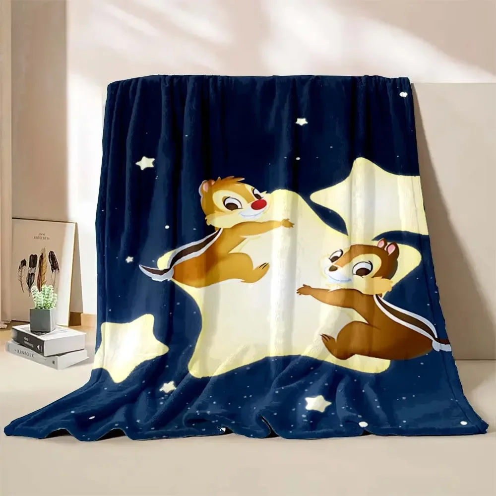 Disney Chip Dale Blanket Cartoon Plush Blanket Four Season Soft Fluffy Blanket Throw Soft Bed Break Portable Fashion baby Gift