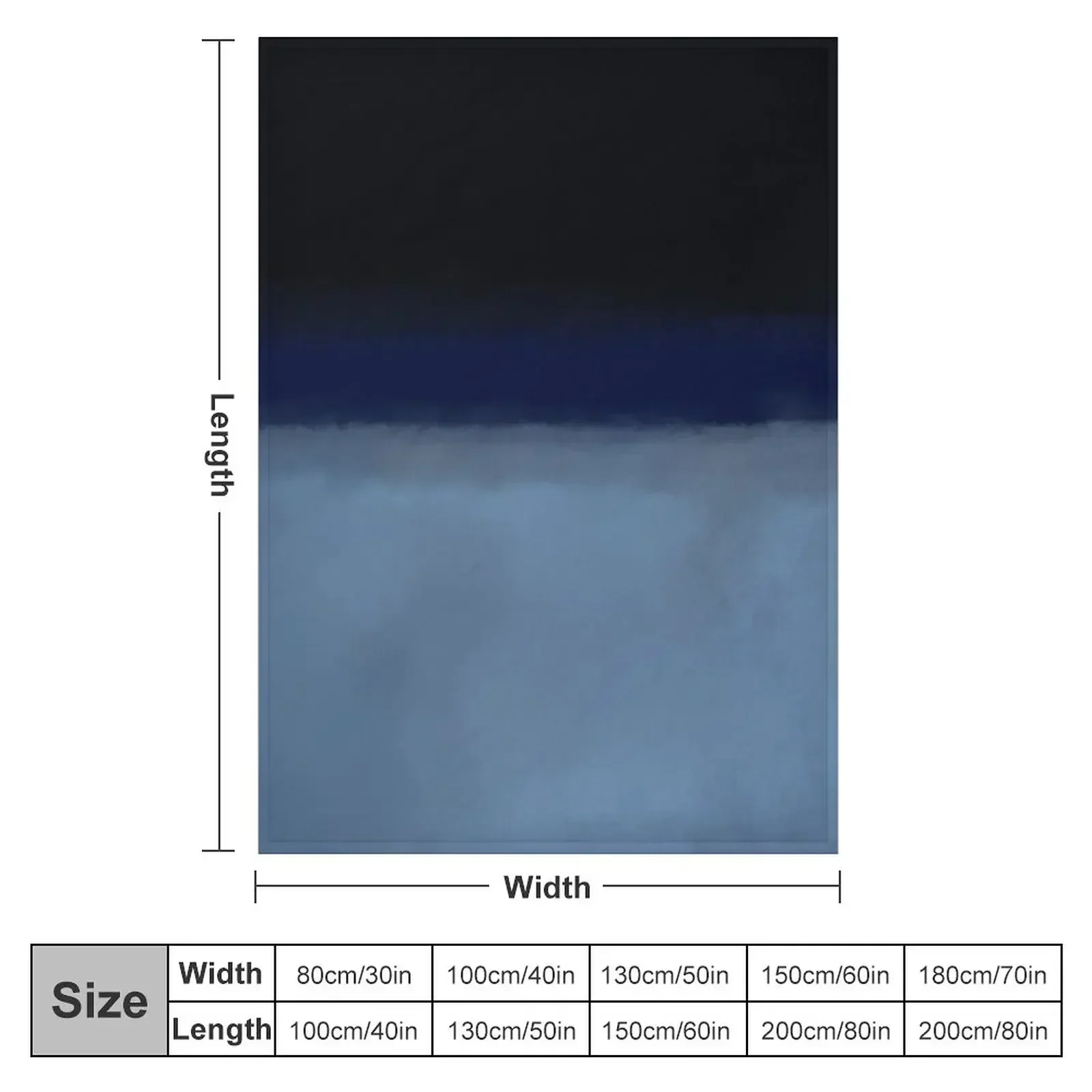 Rothko Inspired #1 Throw Blanket Soft Big Bed Fashionable Sofa Throw Luxury Thicken Blankets