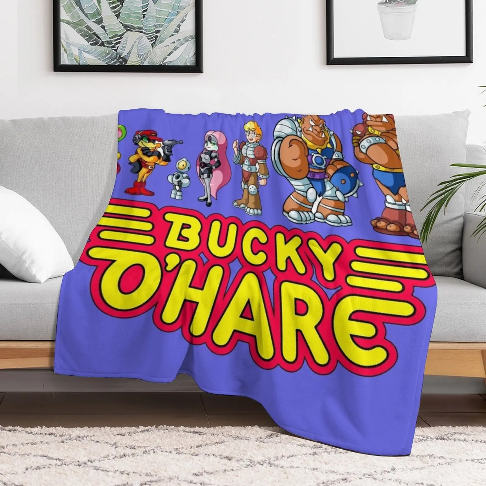 Bucky O Hare characters Throw Blanket Softest Soft Big Blankets