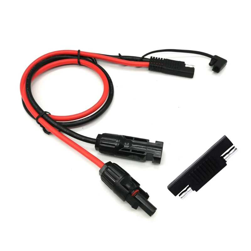 Solar Panel Connector Cable 14AWG SAE Connector to Solar Connectors Adapter Extension Cable Wire for