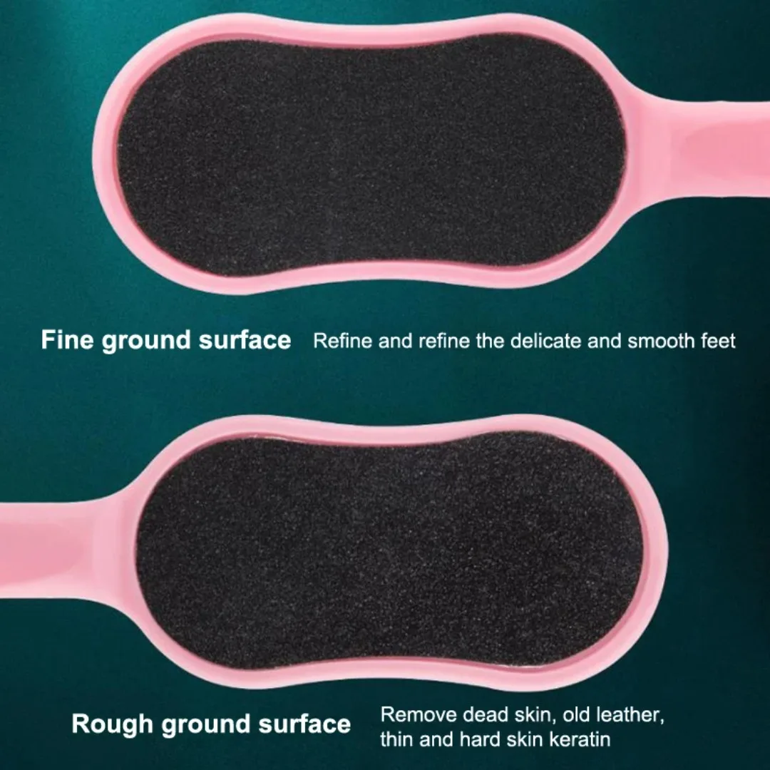 1pcFoot File Raspe Scrubber per donna Tacchi Rimozione della cura della pelle morta Rimozione del callo Professionale Pelle del piede Cura del piede Strumento di pedicure