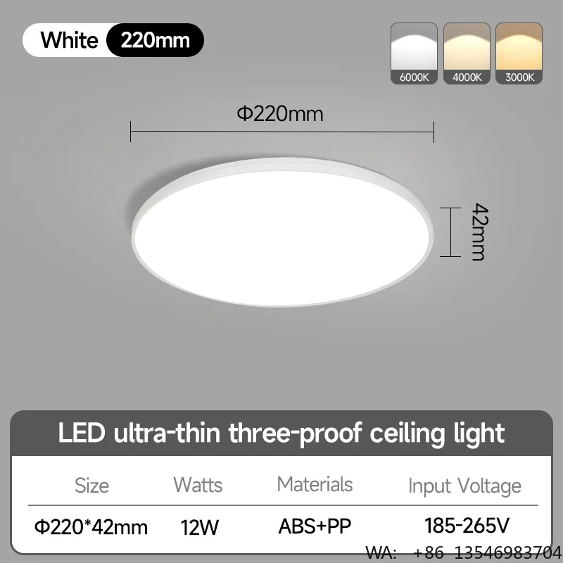 Modern LED Ceiling Lights With Full Spectrum Eye Protection Open Surfaced Mounted Spotlight for Living Room