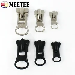 5/10/20Pcs 3# 5# 8# 10# Zipper Sliders for Resin Zippers Bag Garment Luggage Zips Puller Head Repair Kit DIY Sewing Accessories