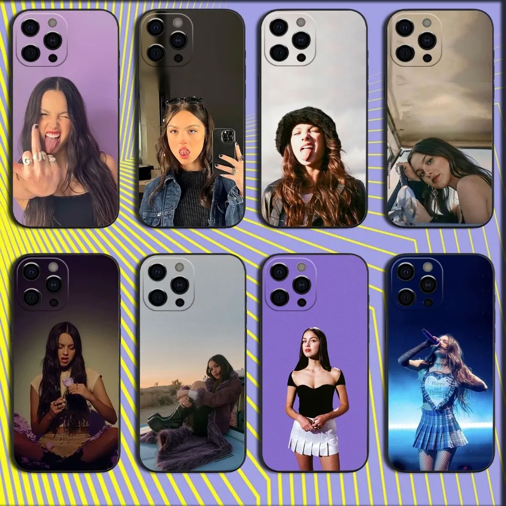 O-Olivia R-Rodrigo-S singer Phone Case For iPhone 16,15,14,13,12,11,Pro,X,XS,Max,XR,Plus,Mini Soft Black Cover