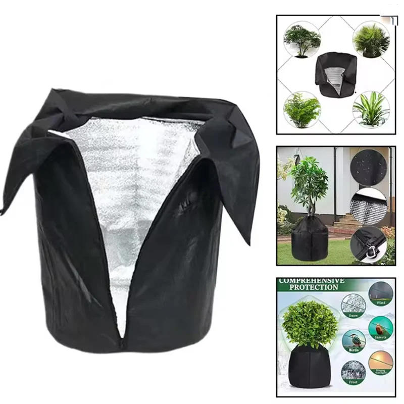 

Чехлы для растений, морозная дышащая защита от замерзания, зимний чехол для кустарников на открытом воздухе, в помещении, на заднем дворе, газон, цветы в горшках