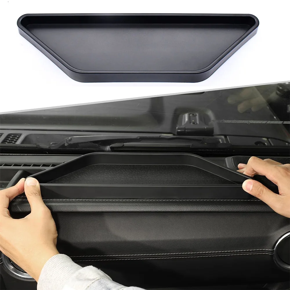 

Dashboard Storage Tray For Jeep Wrangler JL 2018+ & Gladiator JT 2020+ Center Console Dash Tray Storage Box Auto Accessorie