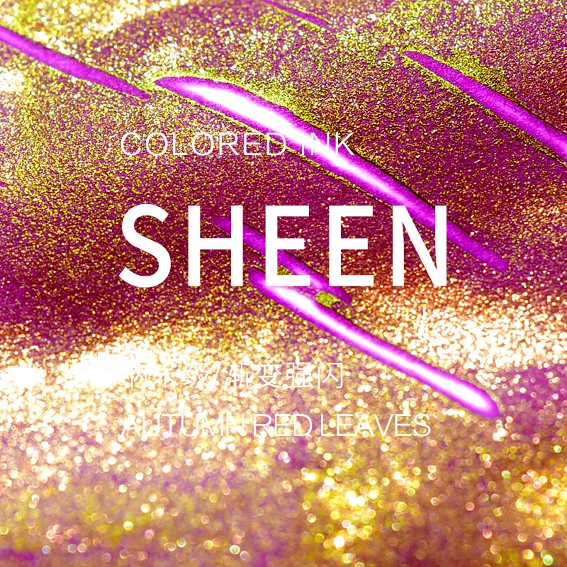 18ml Neutron90° Neutron Star Glitter Fountain Pen Ink Dip Pen Color Shift Space Starry Gradient Ink School Supplies Stationery - view 3