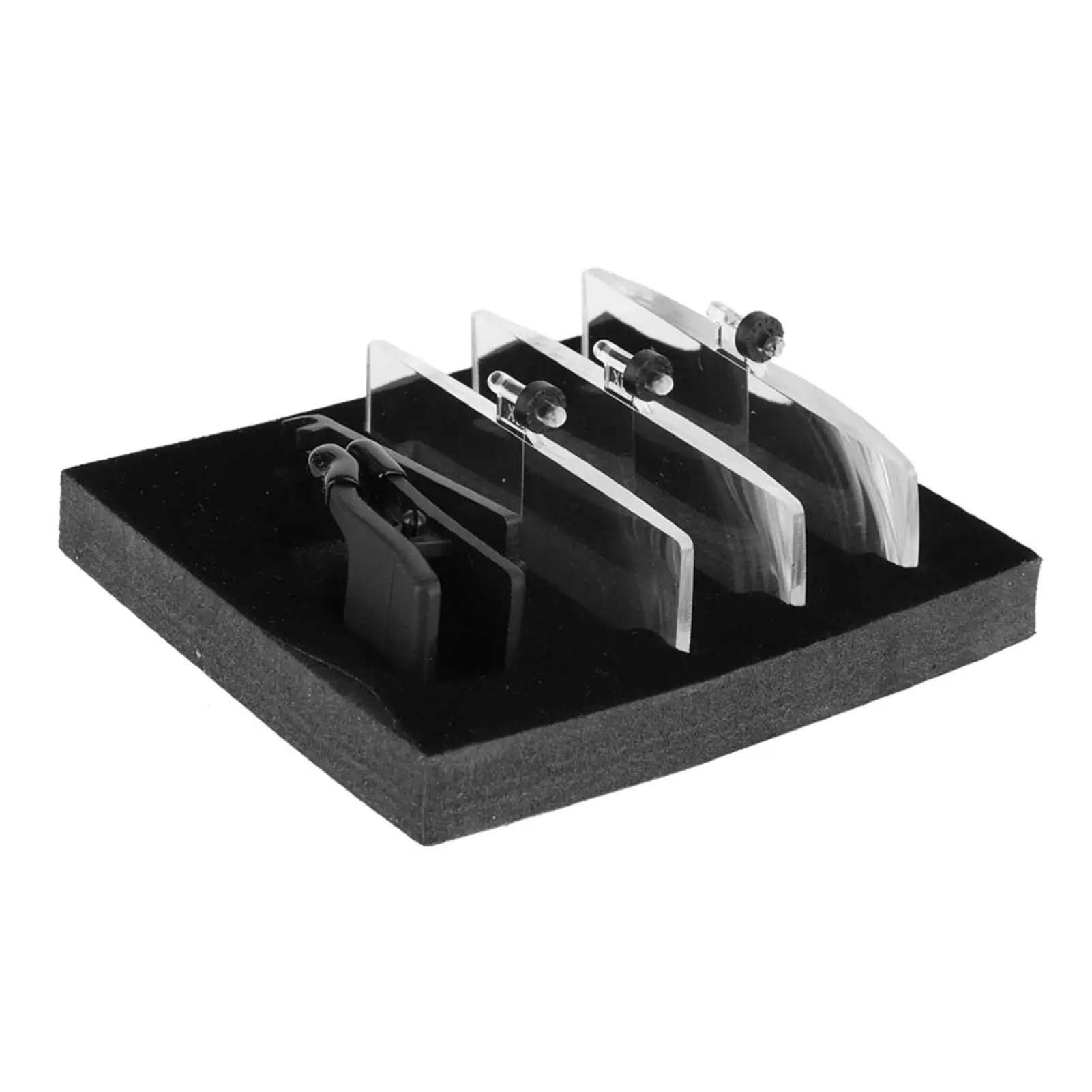 Magnifying Glass Clip on Magnifier 1.5x 2.5x 3.5x Magnification Plastic Case Clip on Glasses Type Magnifier Magnifying Glass