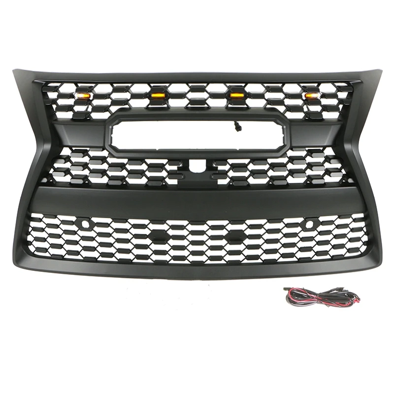 2014-2021 Auto Parts ABS Front Grille With Light Fit For Lexus GX460 Harrie