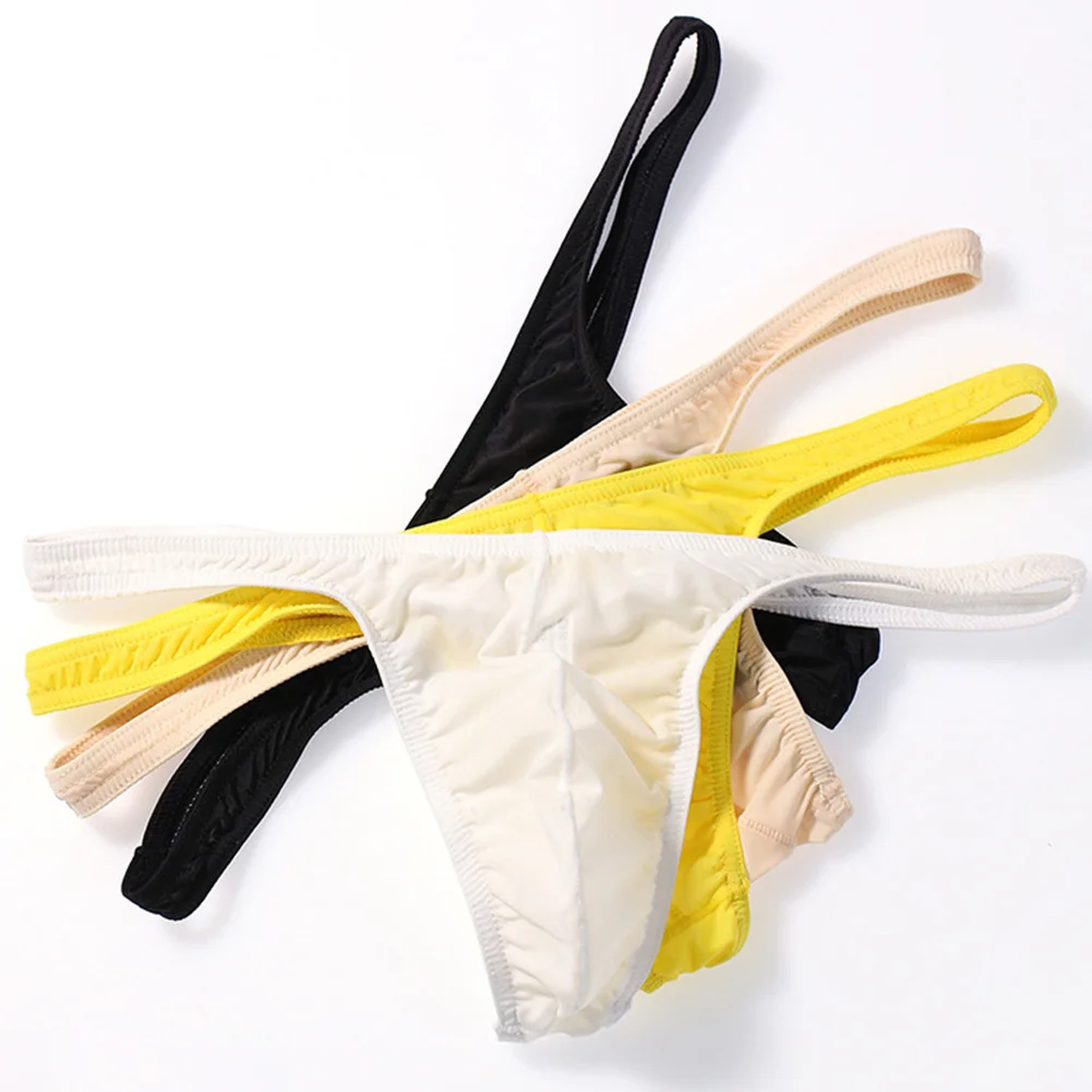 

Men Seamless Sexy Lingerie See Through Breathable Brazilian Underwear Gay Sissy Pouch Underpants Men Panties Soft Thong G-String