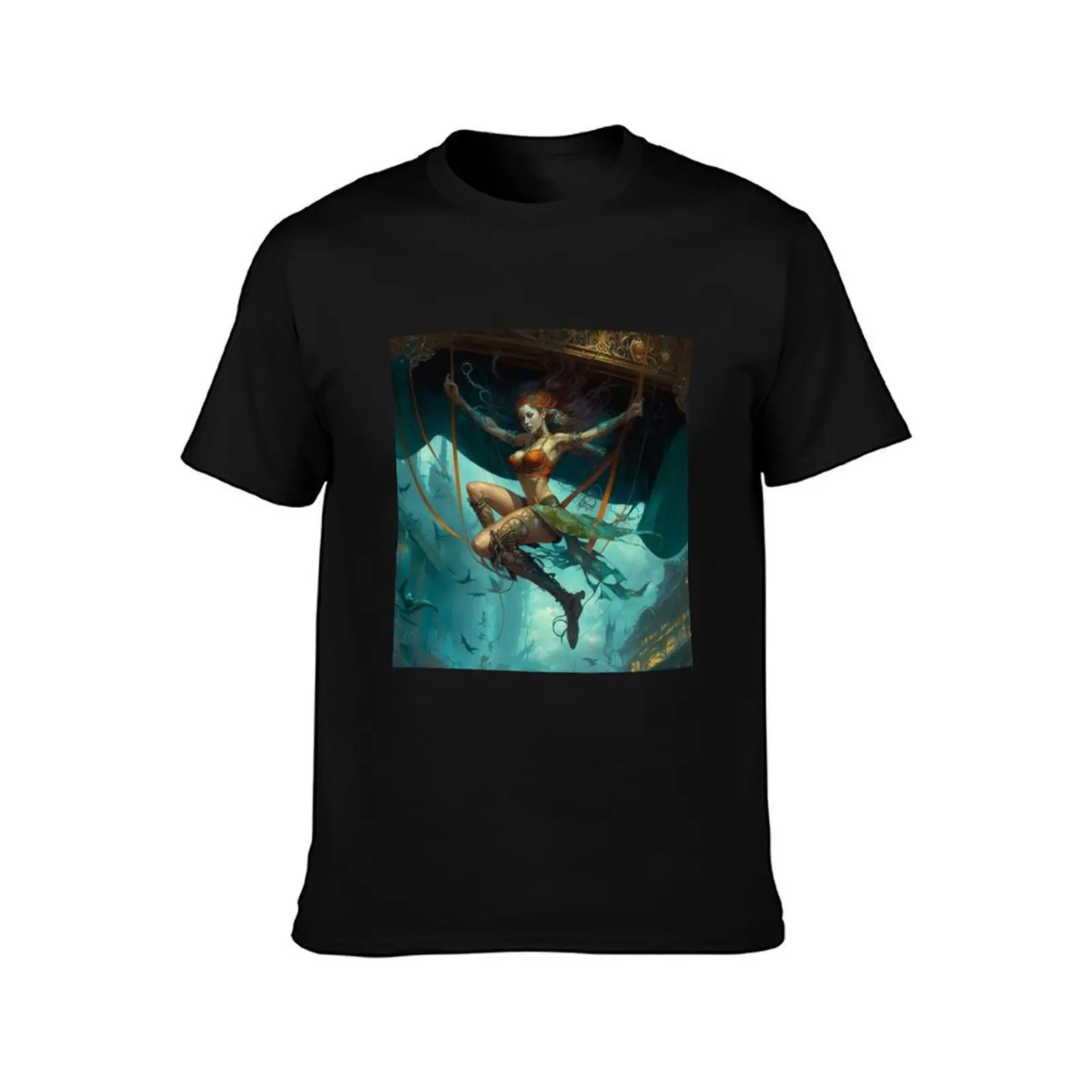 Fabric Dancer in the Rain T-Shirt Plus Size All Match Tee Shirt T-Shirt