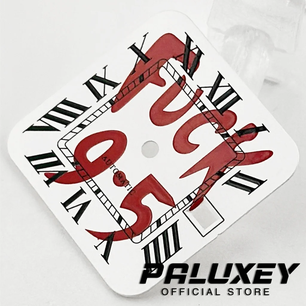 Arabic Numeral Sun Pattern 27mm New Watch Accessory Square Dial Modified Santos Dial Suitable For Japanese NH35 4R35 Movement