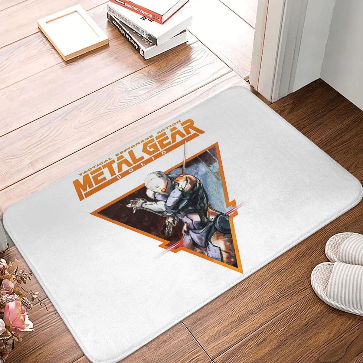 Gray Fox Metal Gear Solid Doormat Rug Carpet Mat Footpad Polyester Anti-slip Washable Entrance Kitchen Bedroom Balcony Toilet