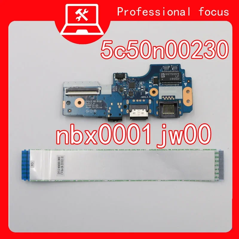 new original for lenovo y520 Y520-15IKBN usb audio card lan io with cable dy512 NS-B191 nbx0001jw00 complete tested