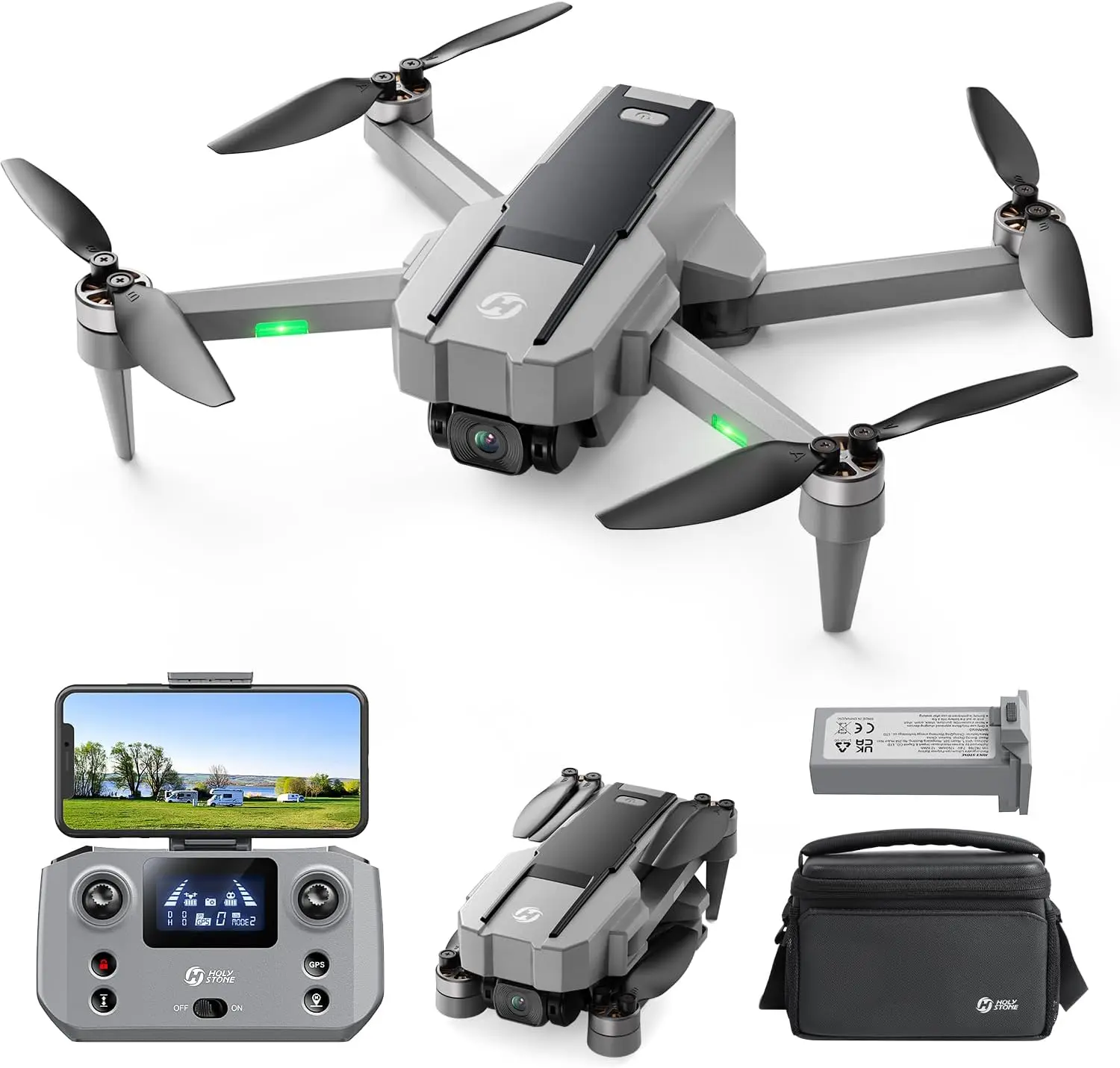 Drones Camera Adults 4k Under 250g FPV RC Quadcopter Brushless Motors 5GHz Transmission Auto Return Follow Me Waypoints Foldable