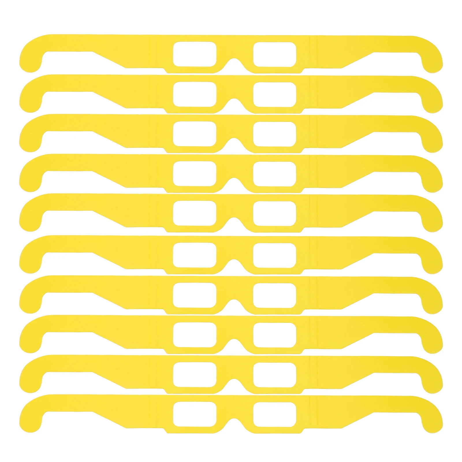 

20pcs Glasses LED Diffraction Festival Birthday Party Accessories Neon Sunglasses Rectangular Shaped