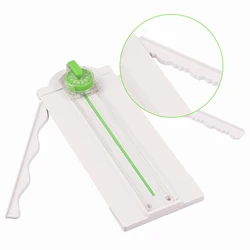 12in1 Mini Paper Trimmer Rotary Cutter A4 Cut Length 12 Different Shapes Desktop Paper Cutting Machine with Auxiliary rulers