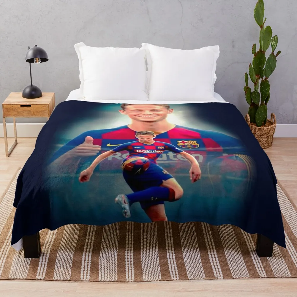 

Frenkie de jong Throw Blanket Plush For Baby Beautifuls Blankets
