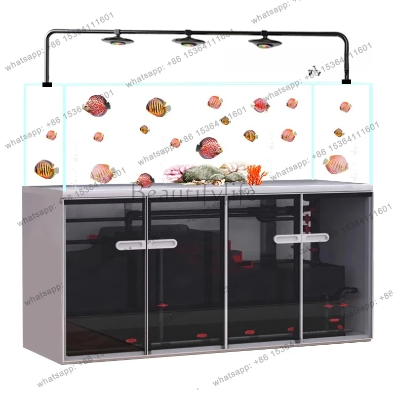 

Living room integrated Lajin Ning no pipeline silent fish tank large and medium-sized
