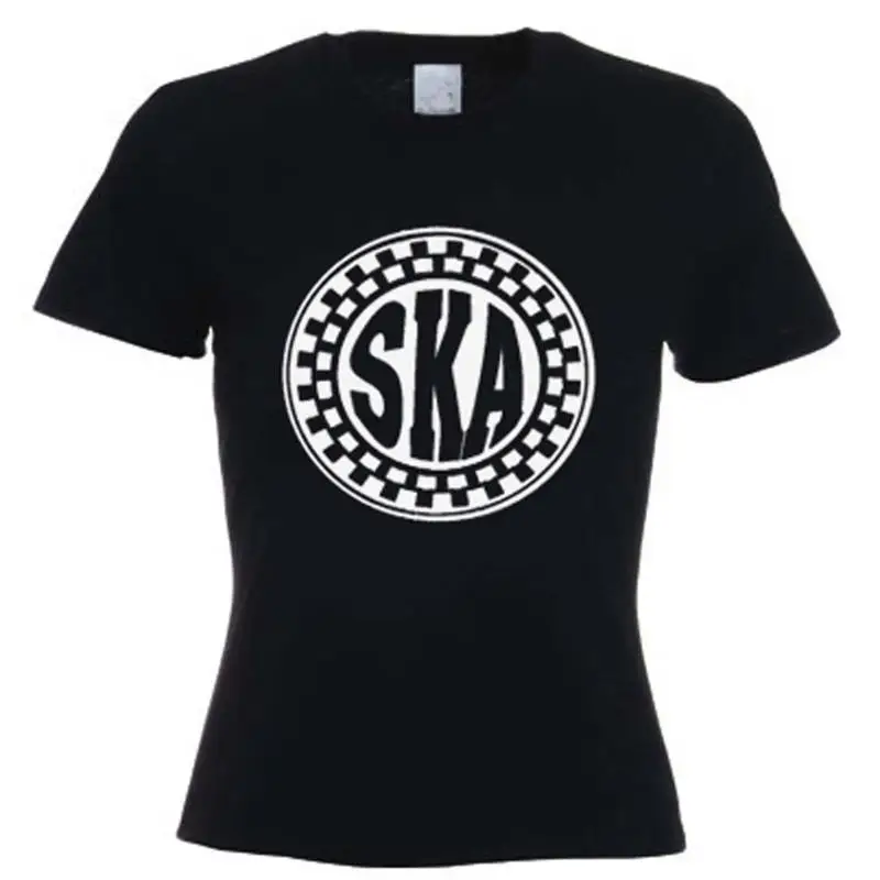 Ska Womens T Shirt 2 Tone Mod Specials Madness Skinhead Rude Boy Sizes S Xl