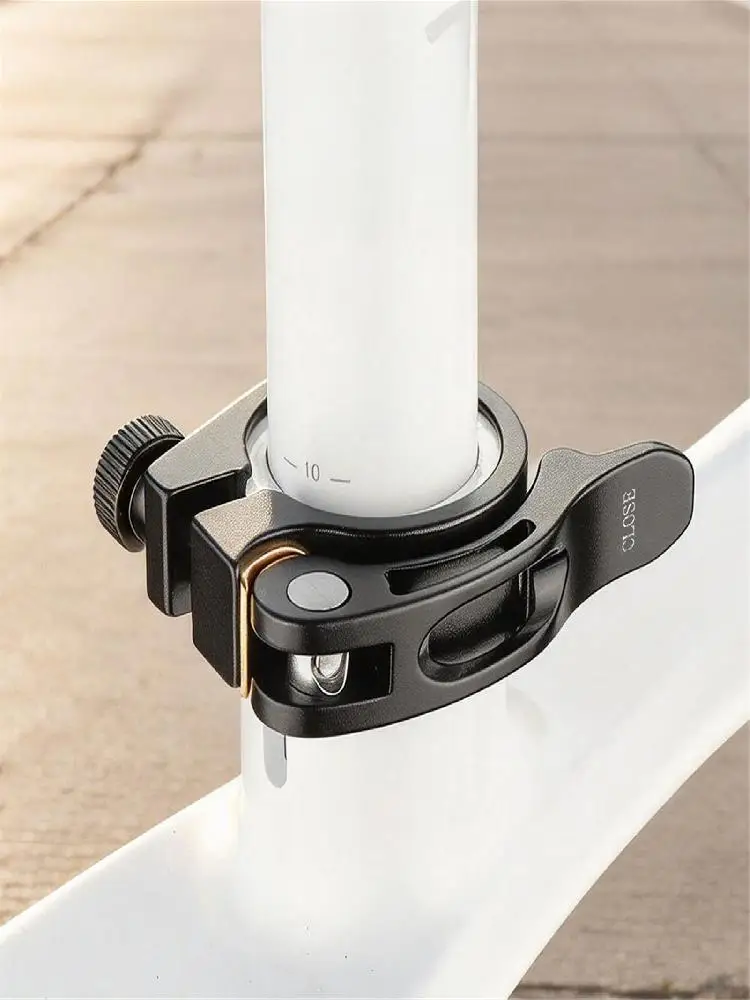 AliExpress NONE Bicycle Seat Post Clamp Quick Release For 28.6/31.8mm Folding Bicycle Seat Tube Aluminum Alloy Bicycle Seatpost Saddle Lock