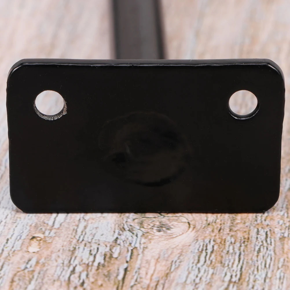 

2Pcs Heavy Duty Black Hidden Shelf Bracket Wall Mounted Metal Baffle Bracket Load Bearing Frame with Screws Expansion Pipe