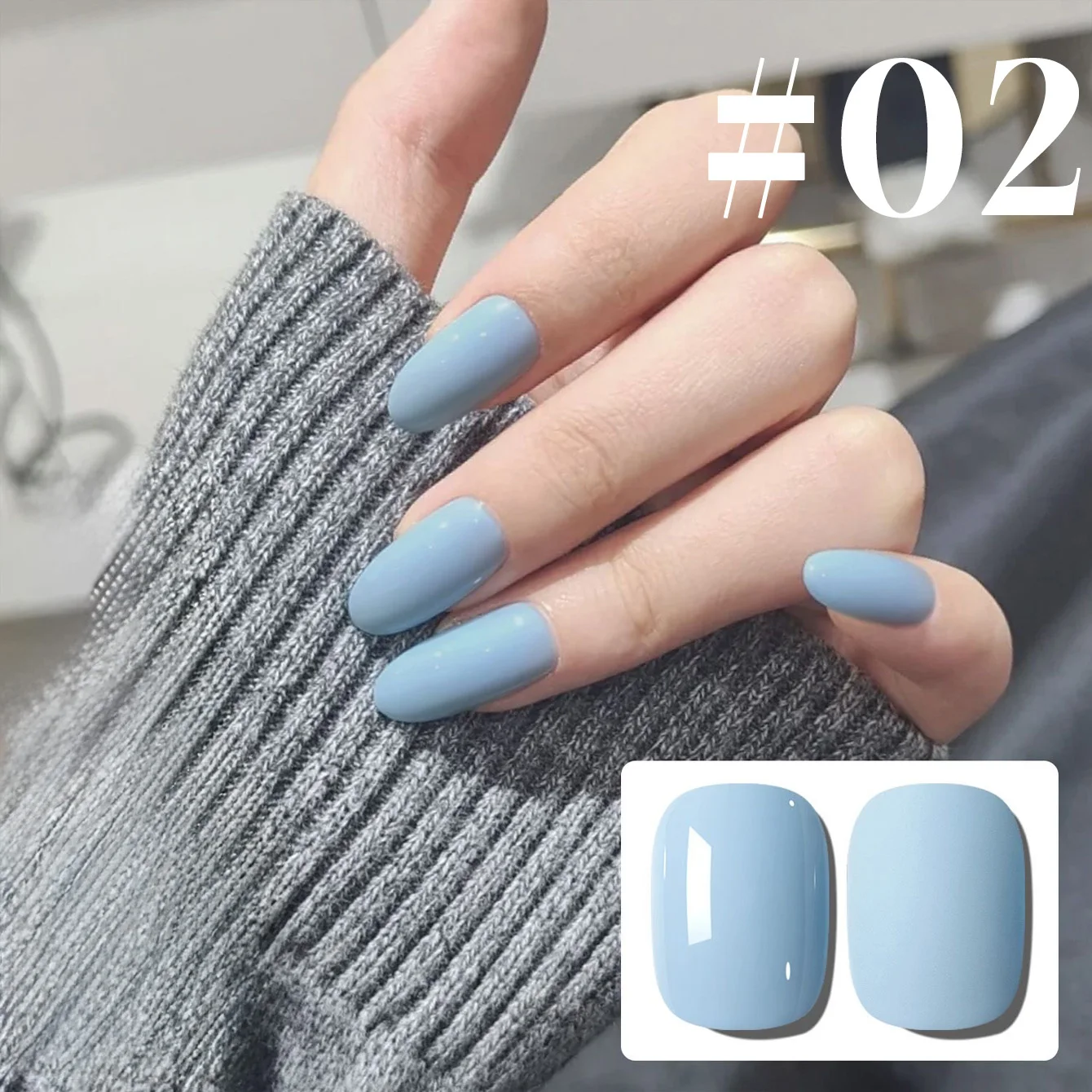 1 pz WS Haze Blue Klein Blue Nail Art Gel Smalto per unghie 2025 Nuovo negozio di unghie Esclusivo Sbiancamento Popolare Estate BlueNail Forniture