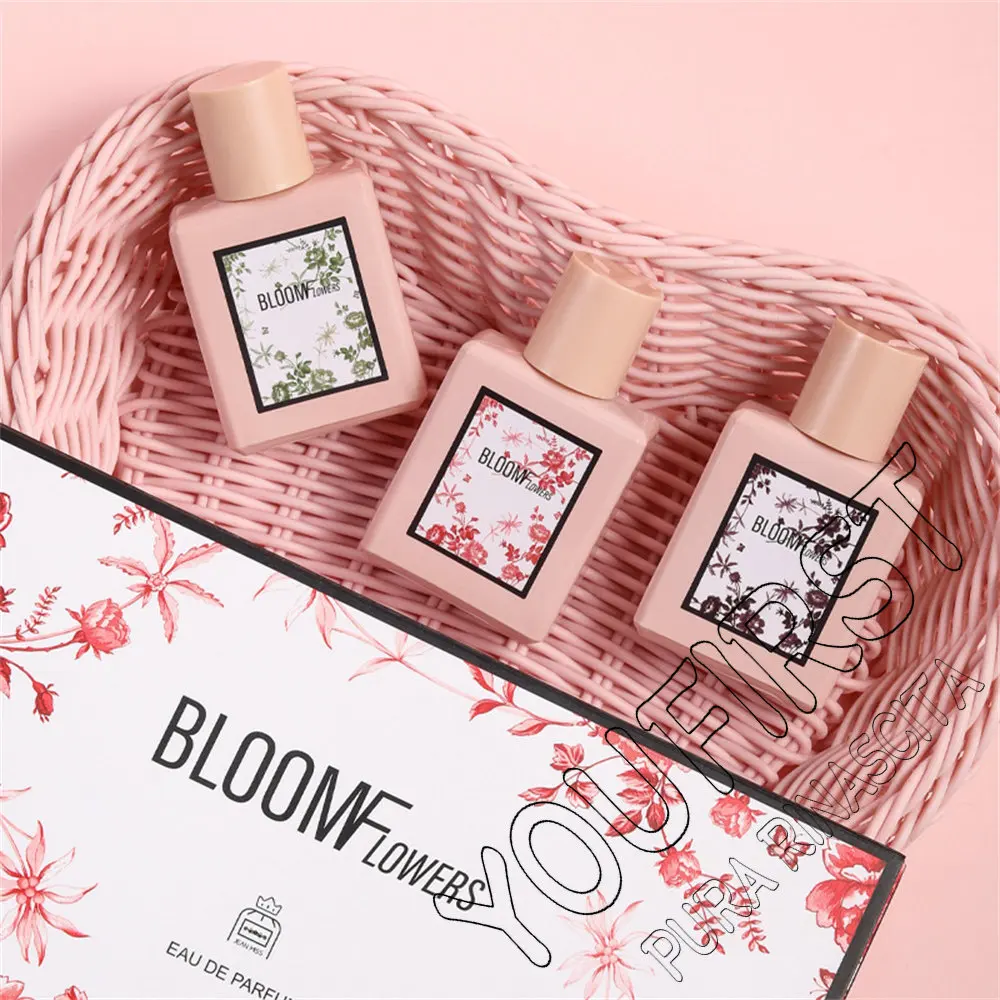 Brand Women Perfume Gift Box 3pcs Set 90ml Lasting Floral Scent Perfumes De Mujer Originales Cologne Fragrance Parfum Pour Femme