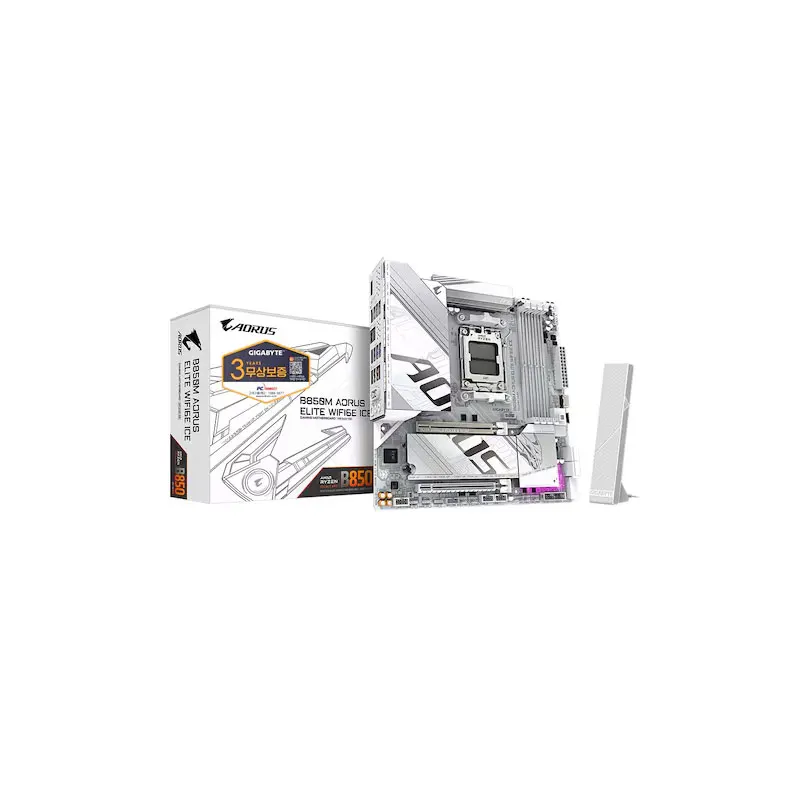 ▶ جيجابايت B850M Aorus Elite Wifi6E Ice Pc Direct #2