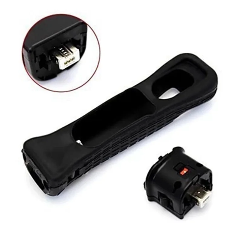 For Wii Motion Plus Motion Plus MotionPlus Adapter Sensor for Wii Remote Controller(Black)