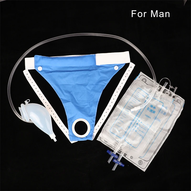 Reusable Hypo-allergenic Men Older Woman Silicone Urine Collector Bags Adults Urinal With Urine Catheter Bags Male Female Toilet