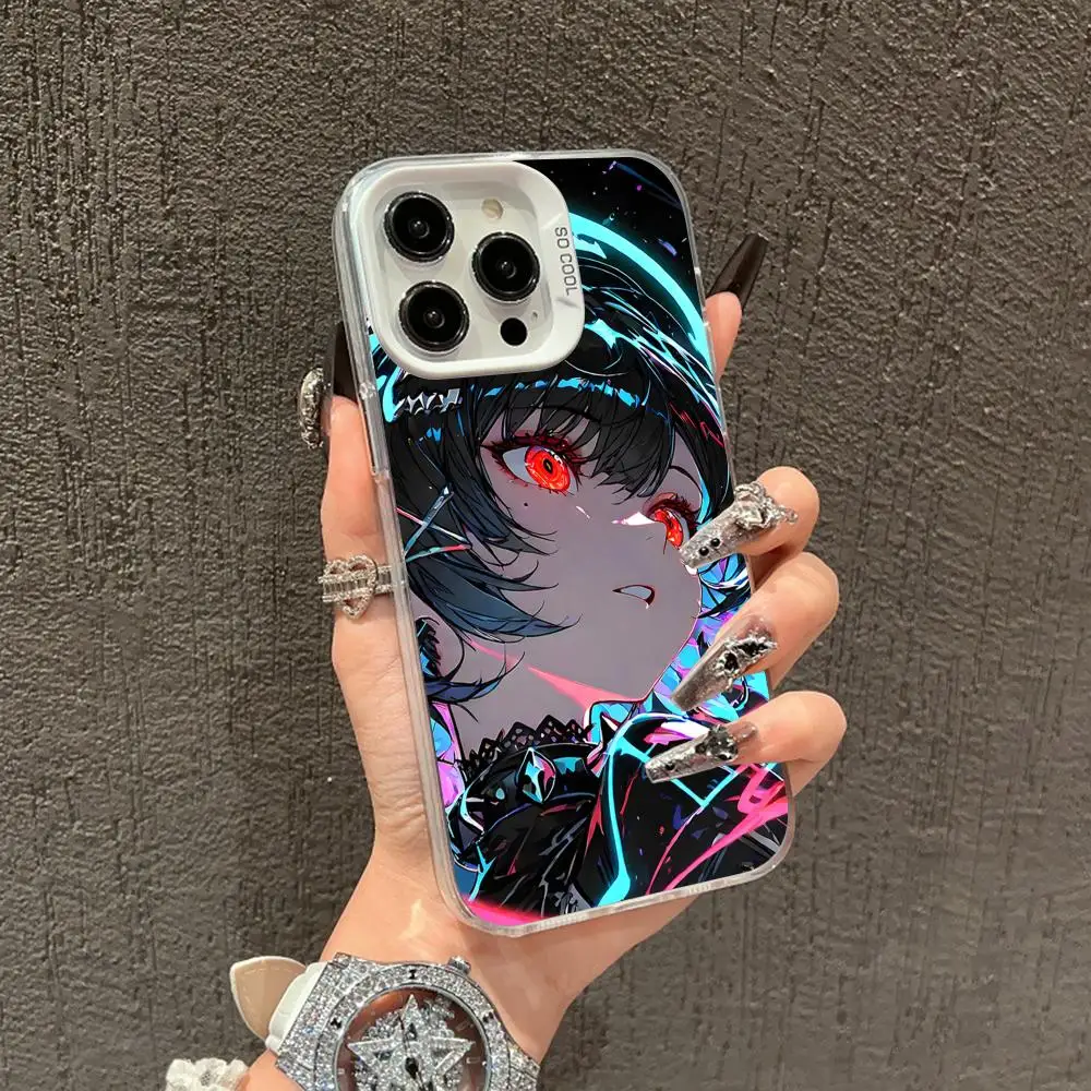 

Чехол для телефона Zenless Zone Zero Ellen Joe для iPhone 17, 16, 15, 14, 13, 12, 11 X XR XS 8 7 Pro Max Plus, полупрозрачный белый чехол, роскошный