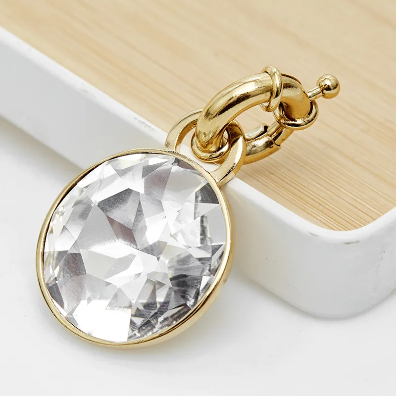

HOT SELLING DYRBERG KERN Round Austrian Crystal Unisex Pendant Keychain Bag Charm