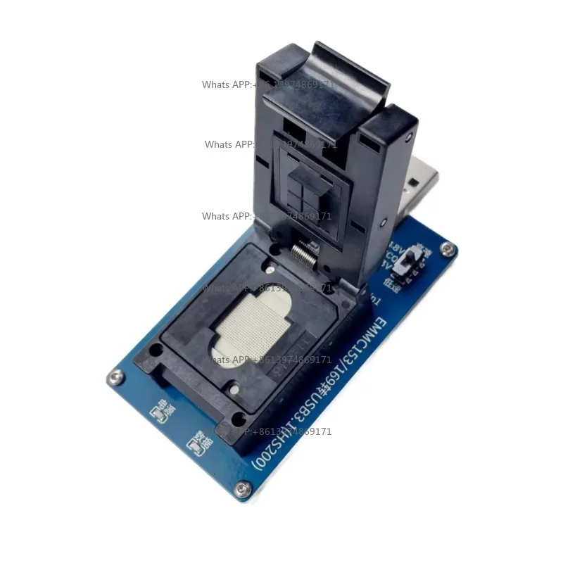 EMMC153 EMM169 Burning Stand to USB 3.0 GL3227E GL3224E High Speed Test Stand Adapter Programmer