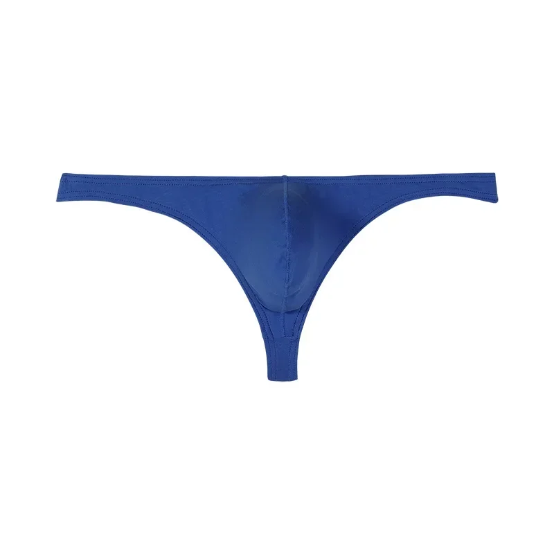 Men\'s pure cotton T-back breathable underwear low waist U-convex hip-lifting thong