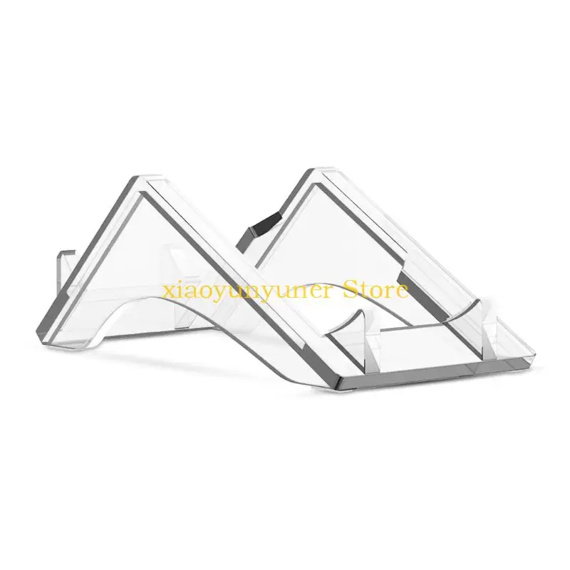 P9JB Vertical Computer Holder for Select Mini Computer Models, Acrylic Desk Stand with Open Frame Support for Desk Use