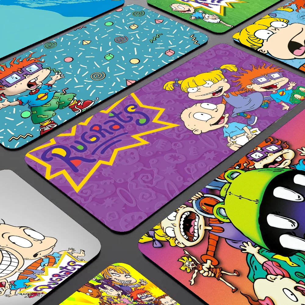 كارتون R-Rugrats الوافدين الجدد ألعاب سرعة الفئران التجزئة لوحة ماوس مطاطية صغيرة الحجم للعبة CSGO الكبيرة كمبيوتر مكتبي كمبيوتر محمول #1