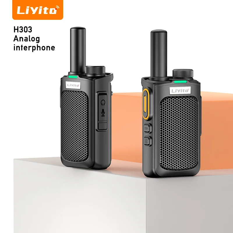 Small portable 5W UHF analog walkie talkie two way radio camping long range communication children LIYITO