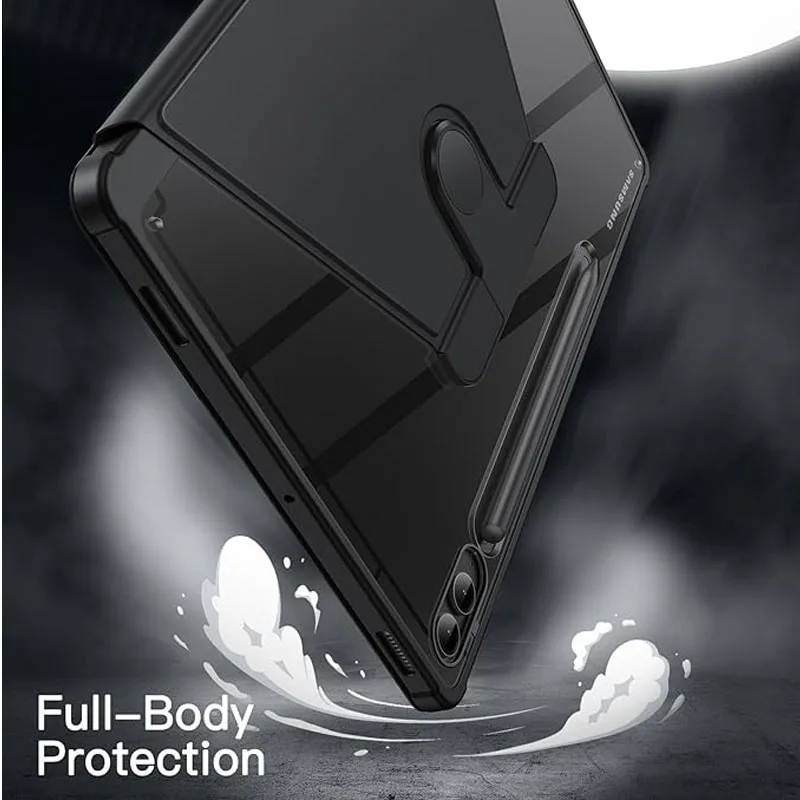 حافظة لهاتف سامسونج جالاكسي تاب S11 S10 لايت S9 FE 10.9 حافظة لجهاز تاب S11 S7 S8 S9 S10 plus FE 13.1 12.4 A9 A11 360 دوارة Funda