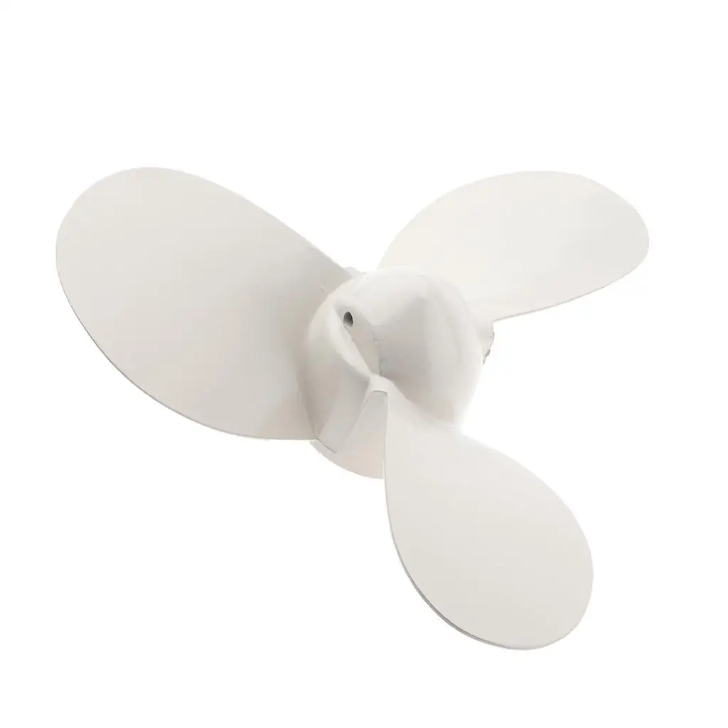 Aluminum Outboard Propeller 3 Blade Marine Prop Speed Boat Engine Accessory for Rigid Boat Enhancement