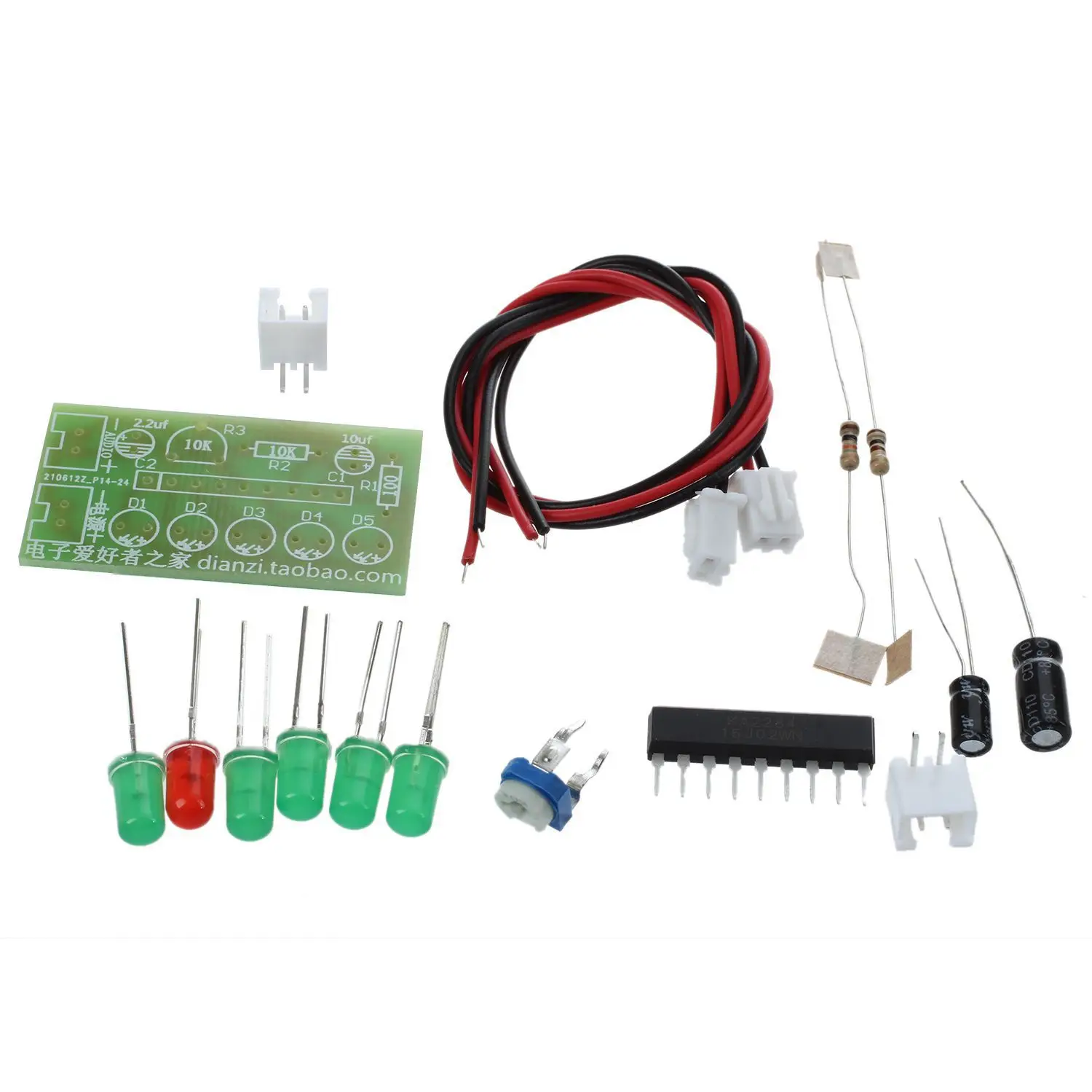 

KA2284 Audio Level Meter Level Indicating Suit LED Indicator DIY Kit for Arduino