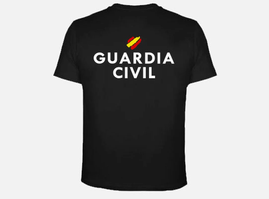 España Guardia Civil Front and Back Men T-Shirt Short Sleeve Casual 100% Cotton O-Neck Summer TShirt