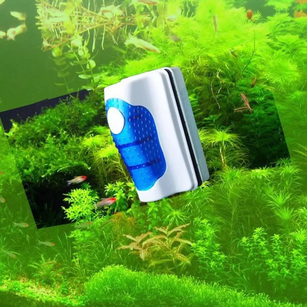 Magnetische Aquarium-Reinigungsbürsten Schwimmende Glasreiniger Algenentferner Bürste Aquarium-Zubehör Dropshipping