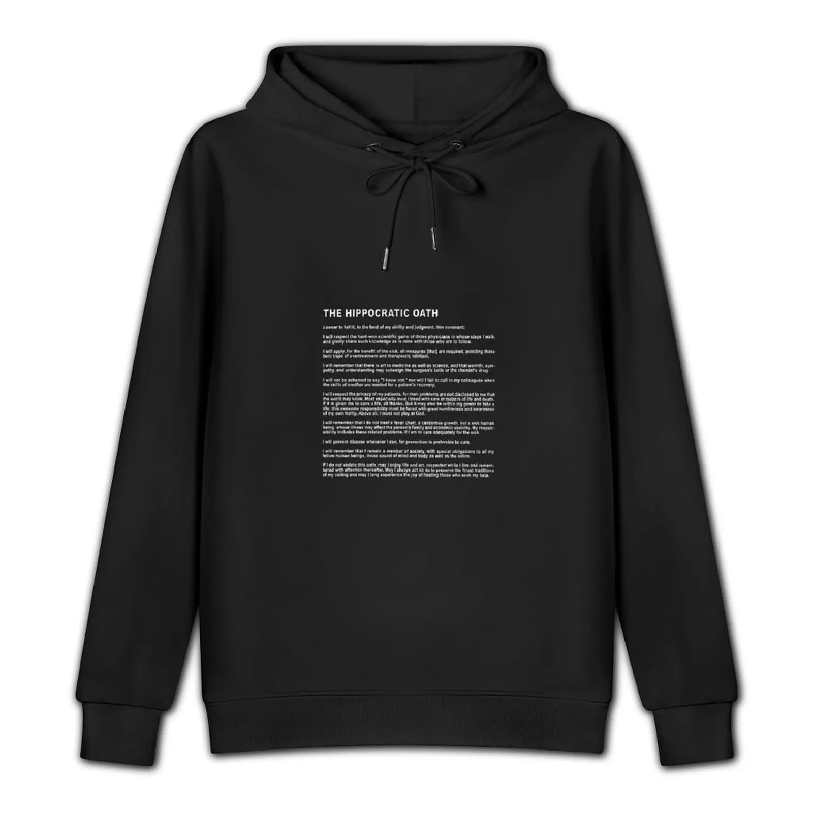 Hippocratic Oath: I solemnly pledge (Declaration of a New Doctor) Pullover Hoodie autumn new products pullover hoodies