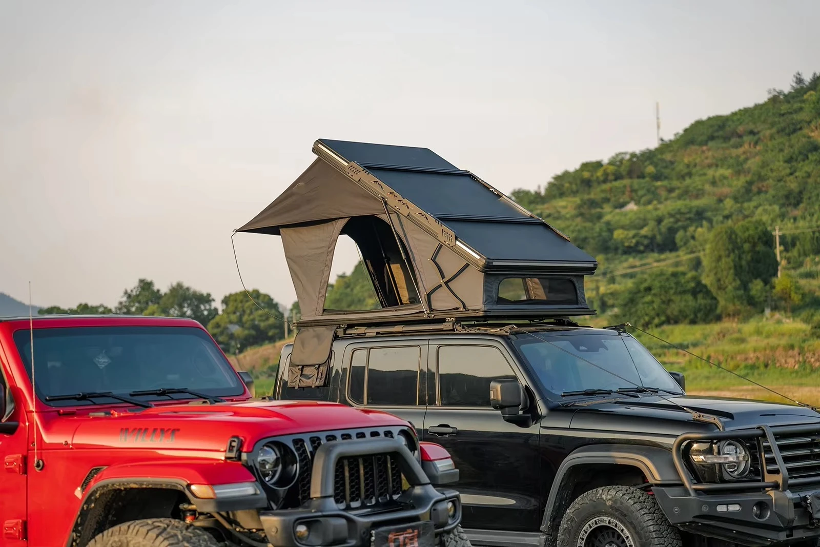 Xscamper社製ルーフトップテント、屋外用伸縮式ラダー付 - Roof Top Tent Ladder Telescopic のレビューと価格
