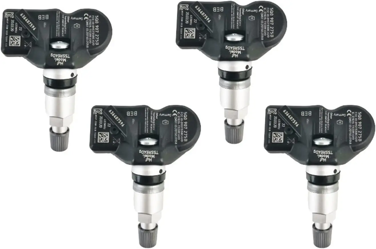 4Pcs Tire Pressure Sensor 5Q0907275B 5Q0907275 9A790727502