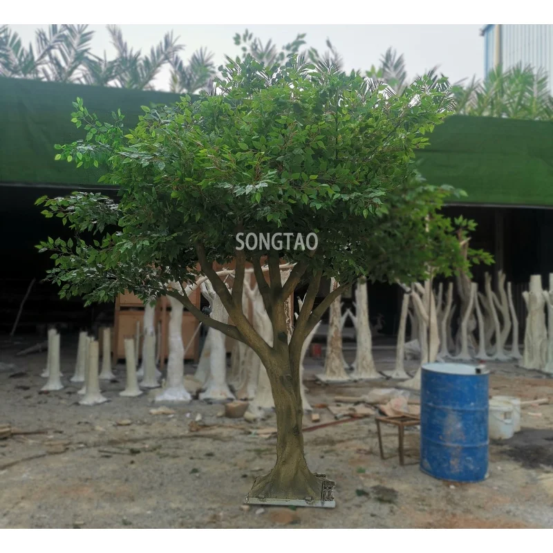 custom.songtao Hot sell Artificial Banyan tree Garden Landscape Indoor Outdoor real Banyan Tree