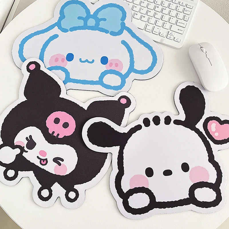 Cartoon Sanrio Irregular Mouse Pad Soft Anti-Slip Office Mouse Pad Kawaii Cinnamoroll Kuromi Simple Thickening Mouse Pad